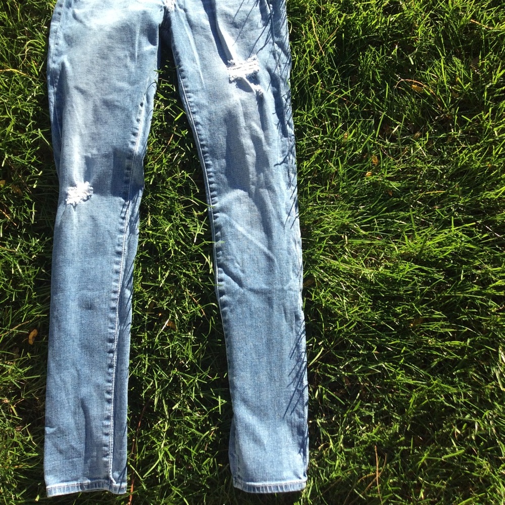 AG Super Skinny Leggings Ripped Jeans - Picture 2 of 8